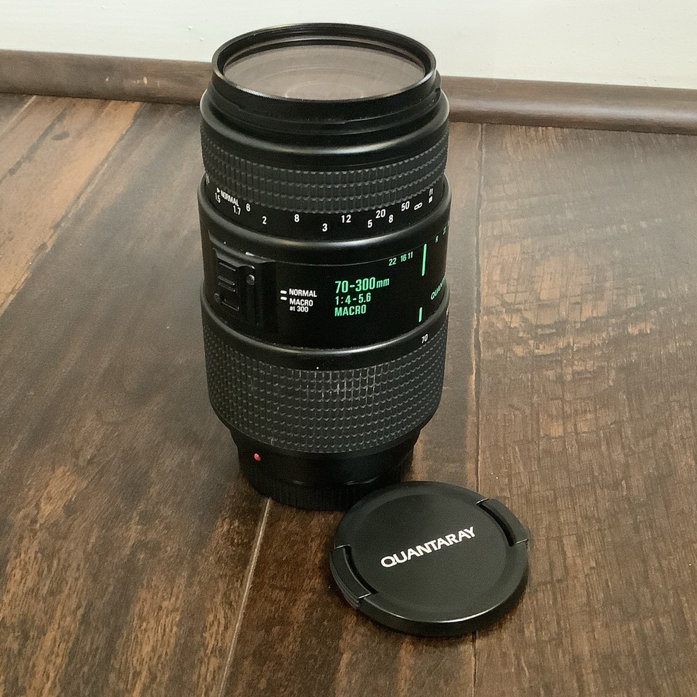 Quantaray Tech‑10 MX AF 70‑300mm f/4‑5.6 Macro Lens for Minolta/Sony A